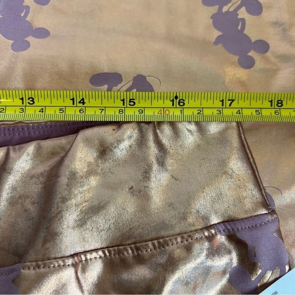 Disney Rose Gold Mickey Leggings XL NWT - Picture 5 of 7